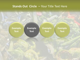 A Variety Of Vegetables Are Wrapped In Plastic PowerPoint Template