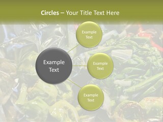 A Variety Of Vegetables Are Wrapped In Plastic PowerPoint Template