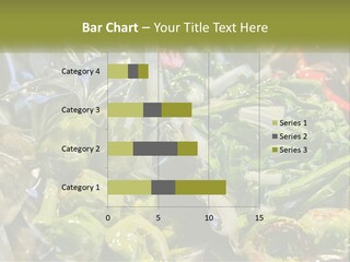A Variety Of Vegetables Are Wrapped In Plastic PowerPoint Template