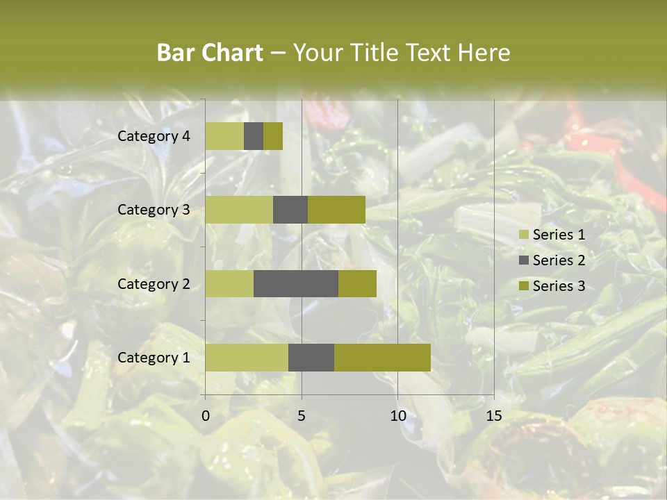 A Variety Of Vegetables Are Wrapped In Plastic PowerPoint Template