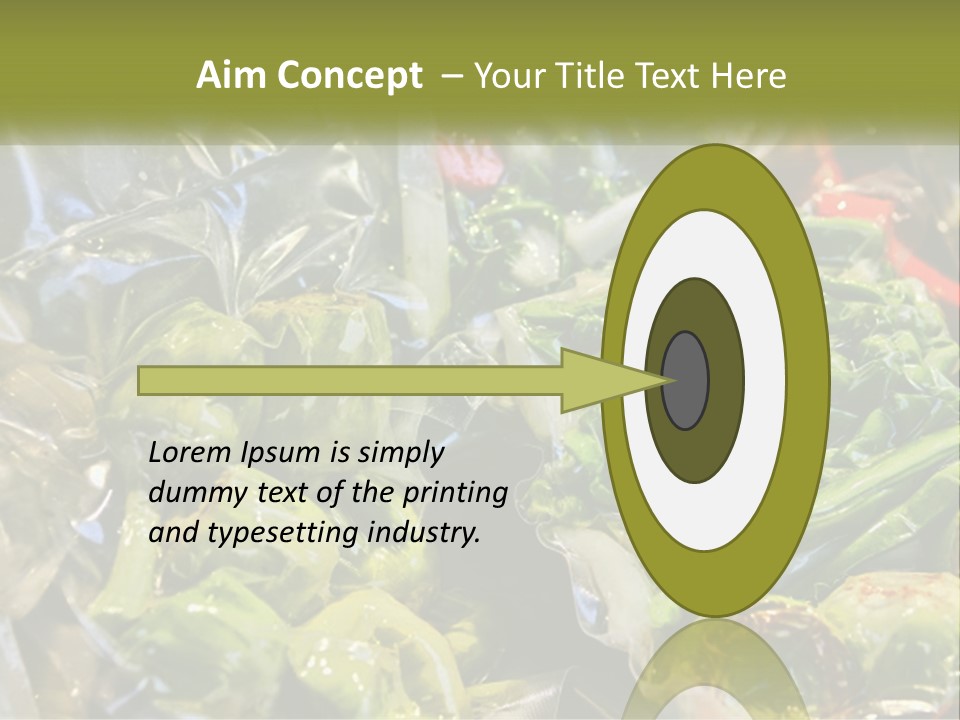 A Variety Of Vegetables Are Wrapped In Plastic PowerPoint Template