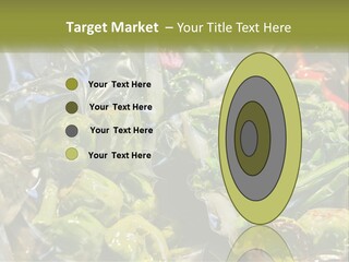 A Variety Of Vegetables Are Wrapped In Plastic PowerPoint Template