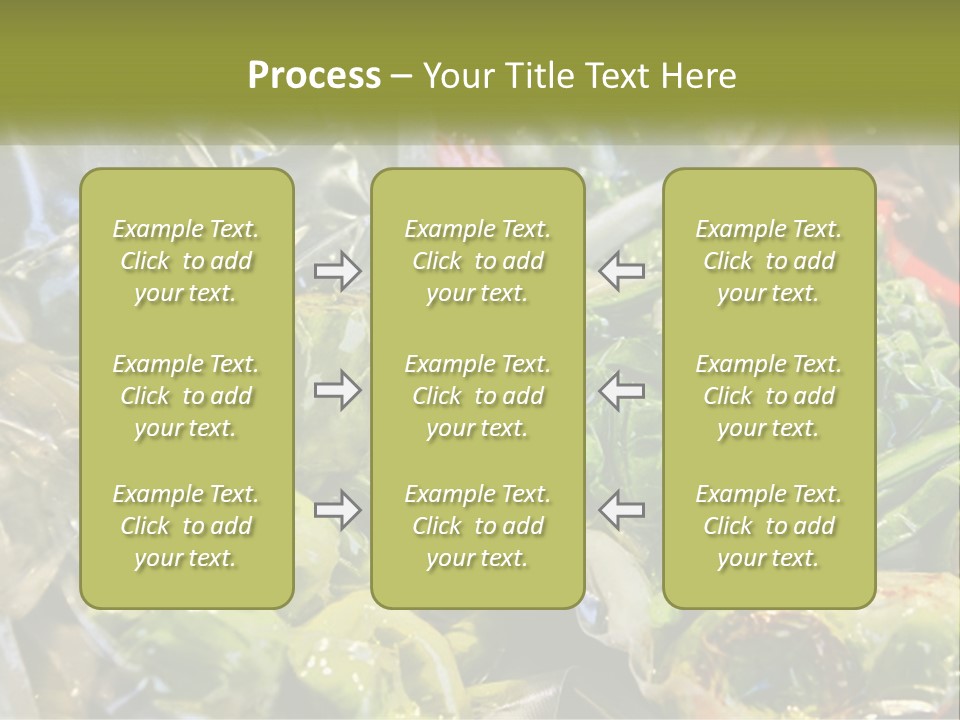 A Variety Of Vegetables Are Wrapped In Plastic PowerPoint Template