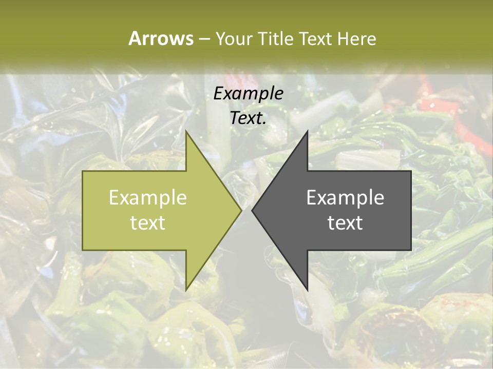 A Variety Of Vegetables Are Wrapped In Plastic PowerPoint Template