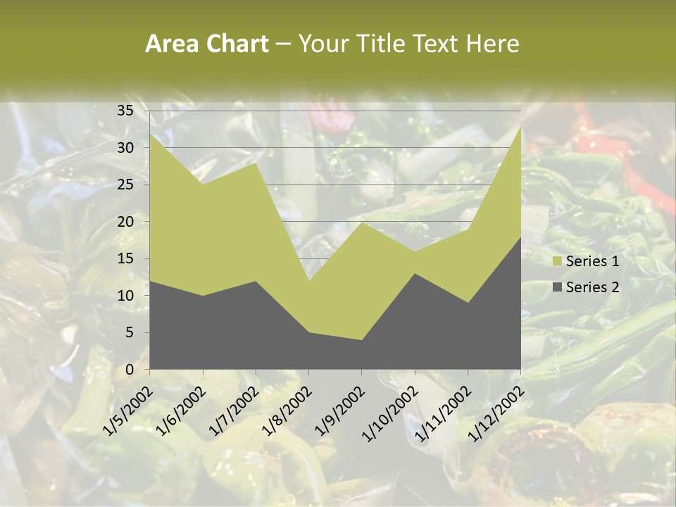 A Variety Of Vegetables Are Wrapped In Plastic PowerPoint Template