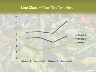 A Variety Of Vegetables Are Wrapped In Plastic PowerPoint Template