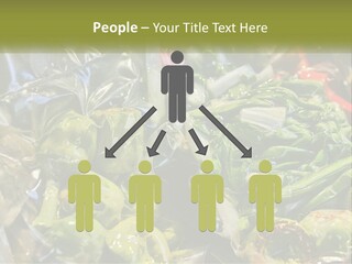 A Variety Of Vegetables Are Wrapped In Plastic PowerPoint Template