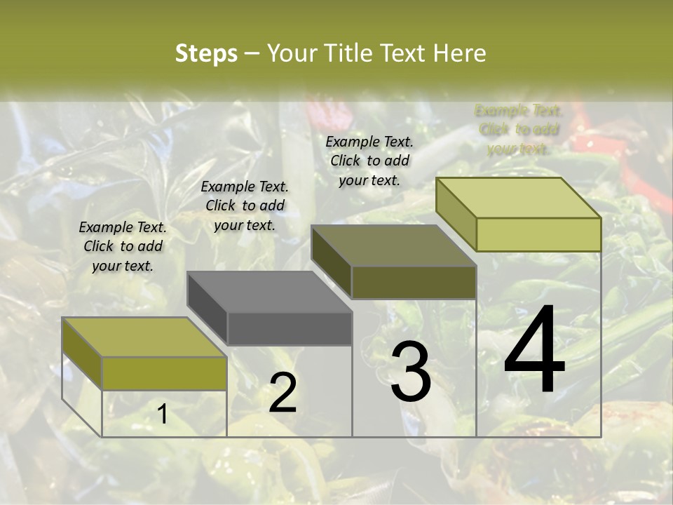 A Variety Of Vegetables Are Wrapped In Plastic PowerPoint Template