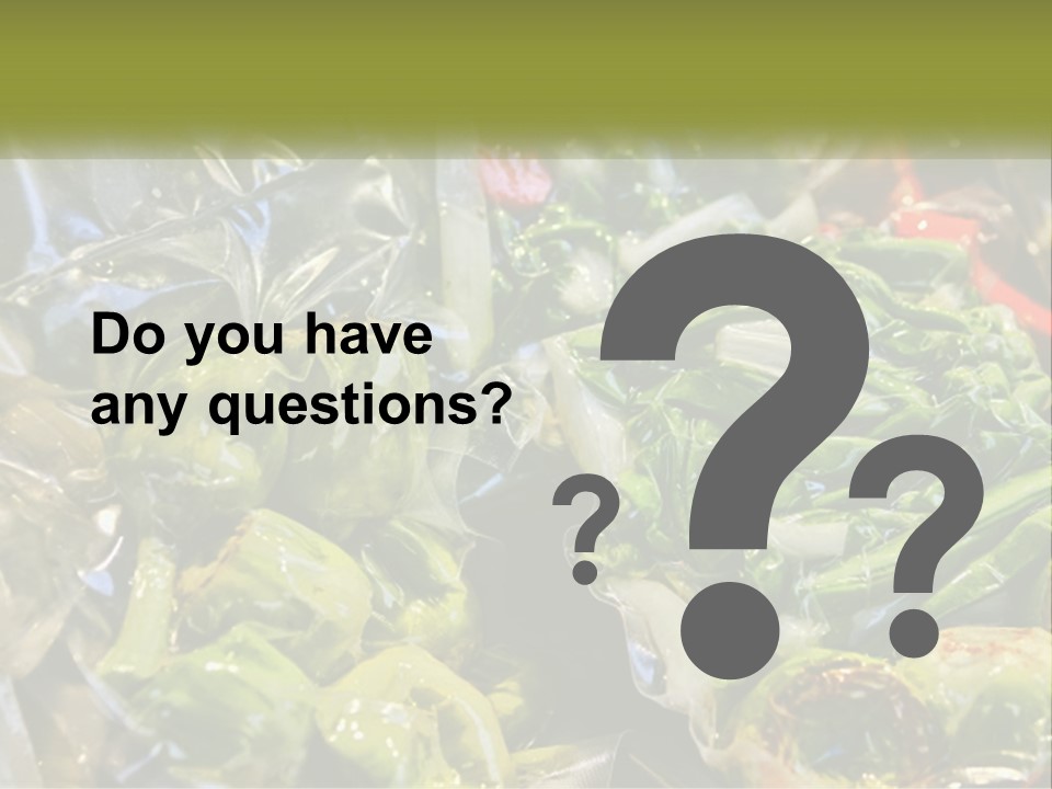 A Variety Of Vegetables Are Wrapped In Plastic PowerPoint Template