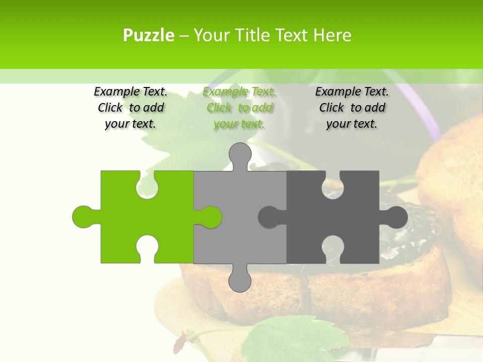 A Table Topped With Bread And Jam Next To A Jar Of Jam PowerPoint Template