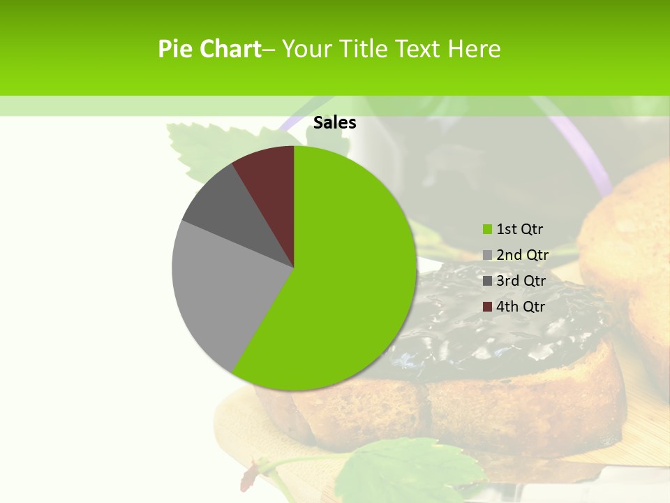 A Table Topped With Bread And Jam Next To A Jar Of Jam PowerPoint Template