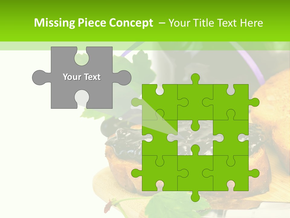 A Table Topped With Bread And Jam Next To A Jar Of Jam PowerPoint Template