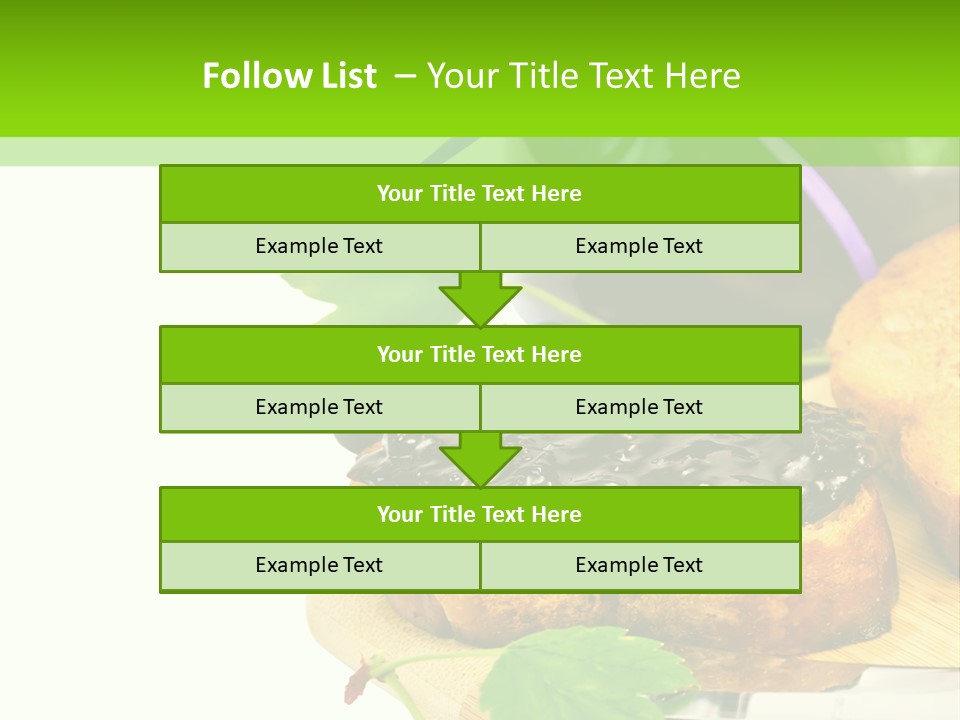 A Table Topped With Bread And Jam Next To A Jar Of Jam PowerPoint Template