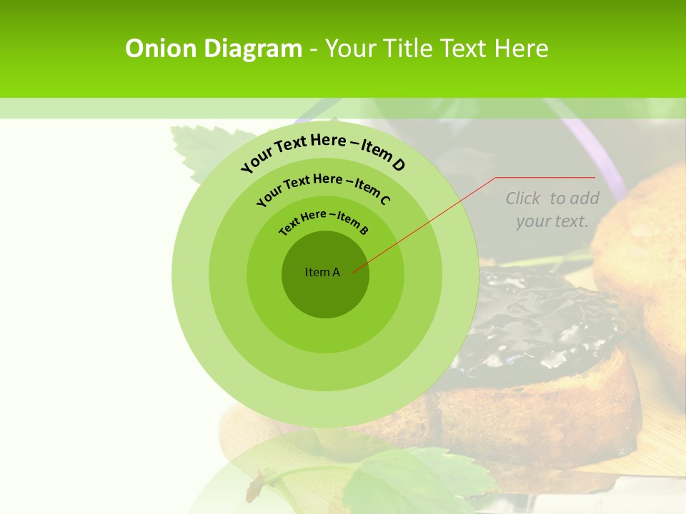 A Table Topped With Bread And Jam Next To A Jar Of Jam PowerPoint Template