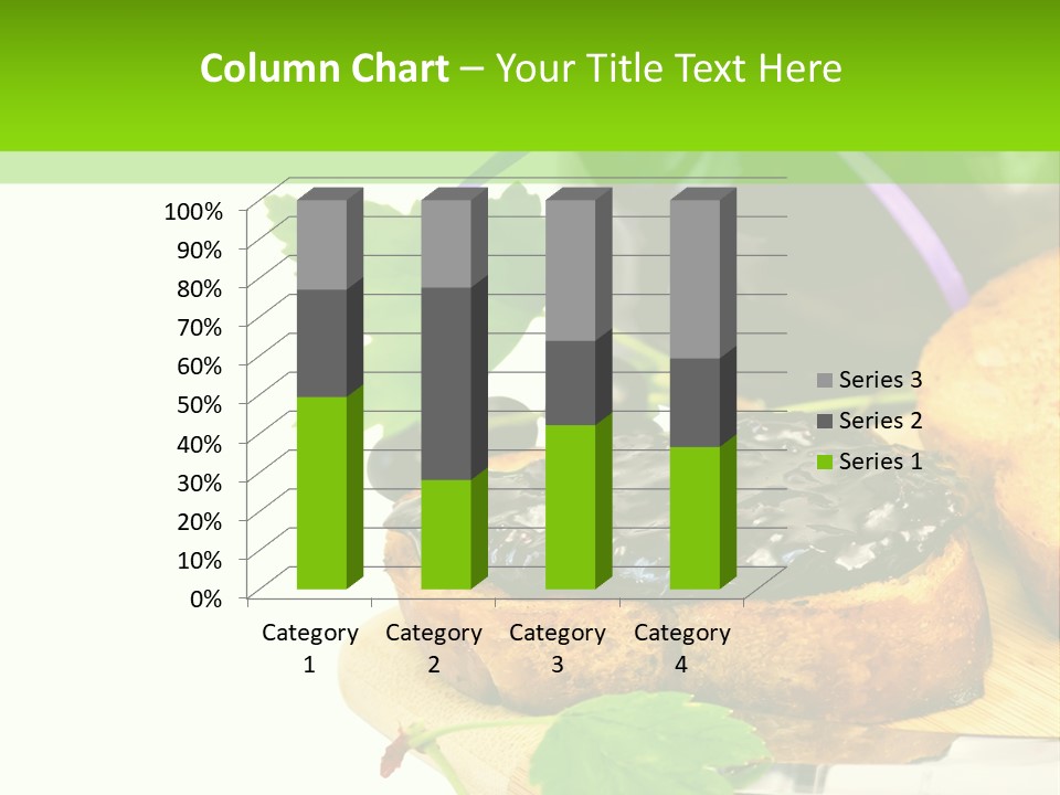 A Table Topped With Bread And Jam Next To A Jar Of Jam PowerPoint Template