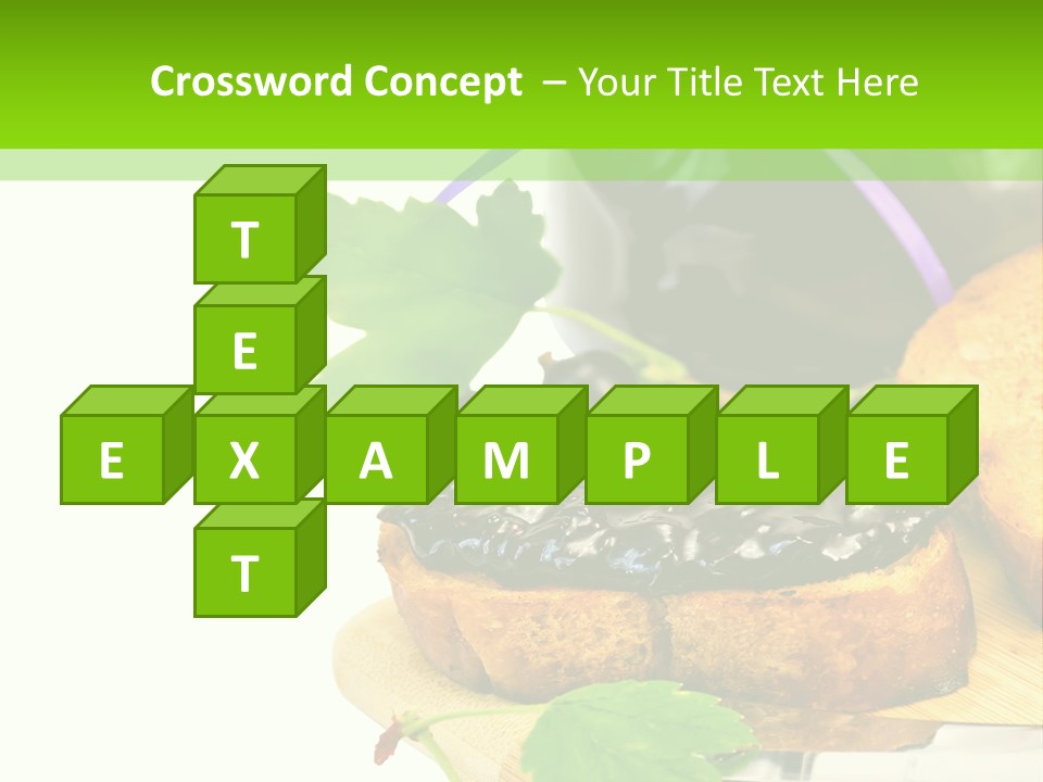 A Table Topped With Bread And Jam Next To A Jar Of Jam PowerPoint Template