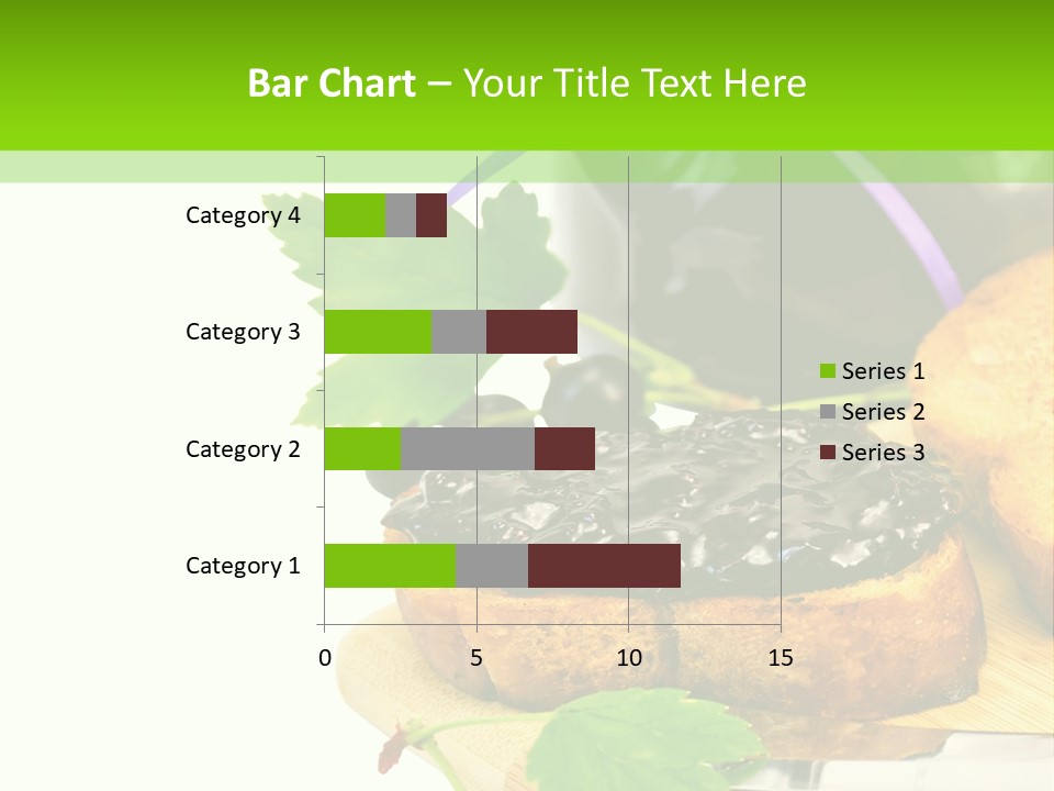 A Table Topped With Bread And Jam Next To A Jar Of Jam PowerPoint Template