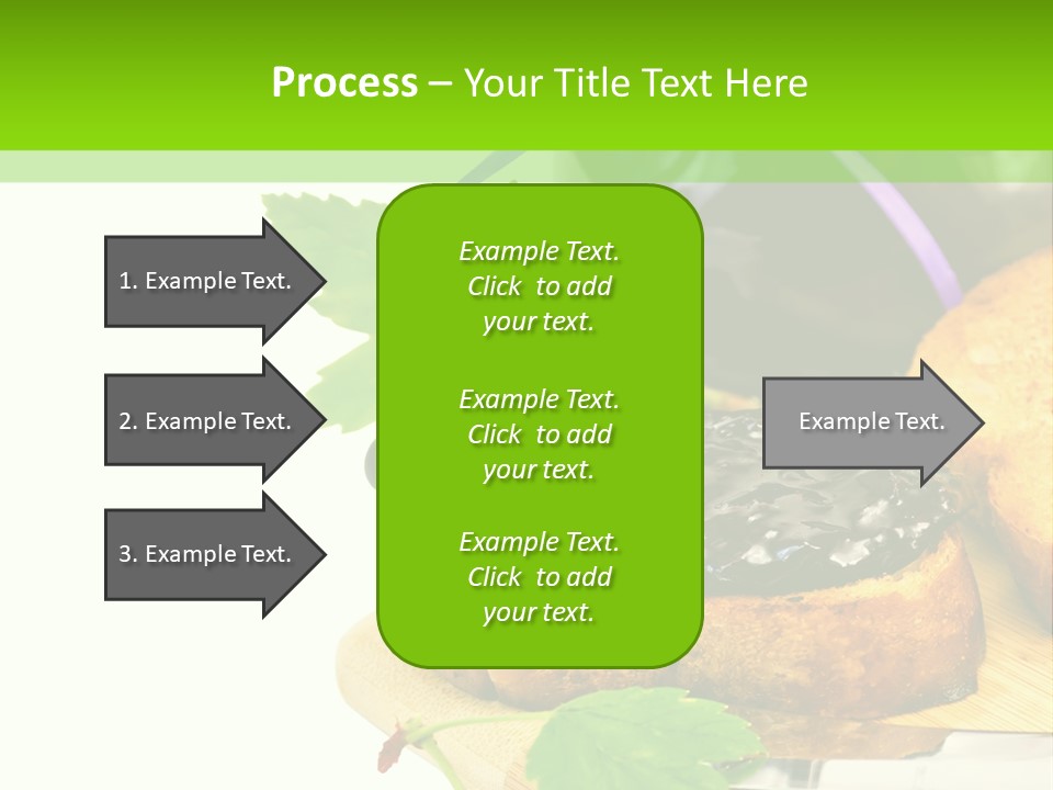 A Table Topped With Bread And Jam Next To A Jar Of Jam PowerPoint Template