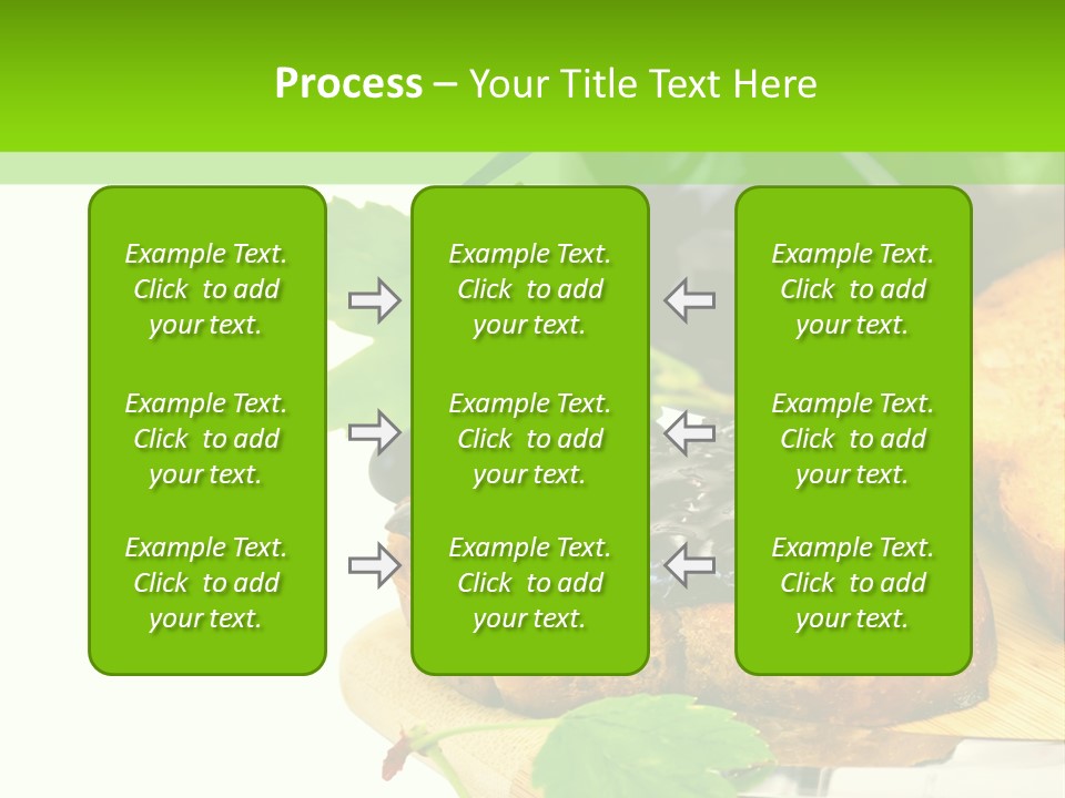 A Table Topped With Bread And Jam Next To A Jar Of Jam PowerPoint Template