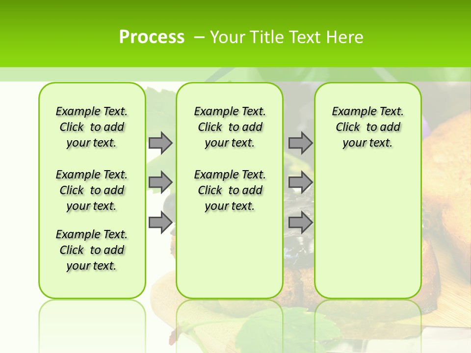 A Table Topped With Bread And Jam Next To A Jar Of Jam PowerPoint Template