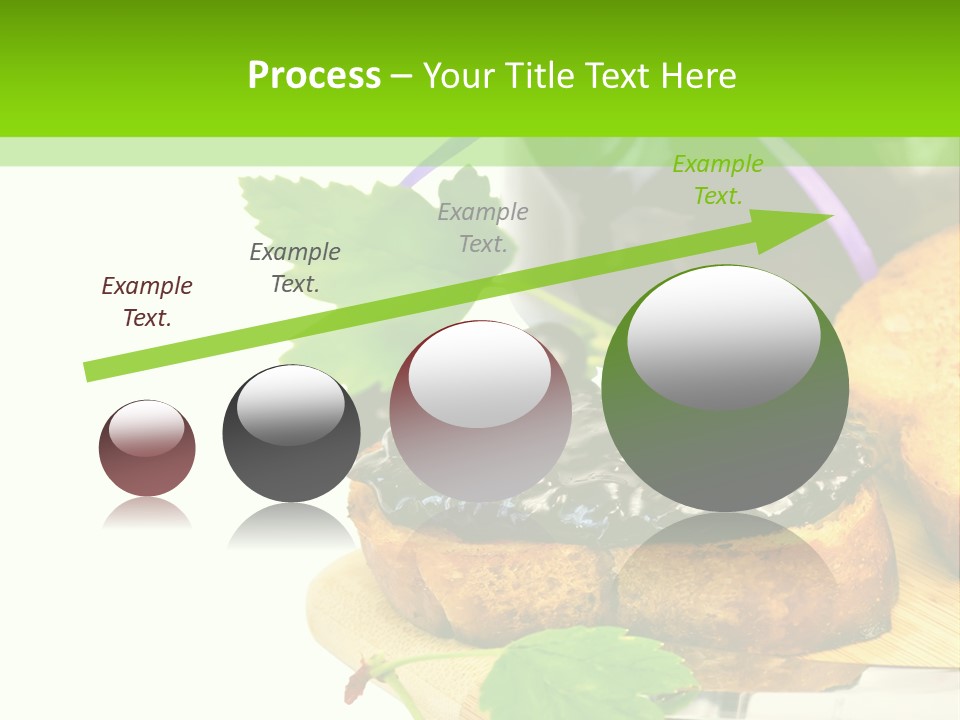 A Table Topped With Bread And Jam Next To A Jar Of Jam PowerPoint Template