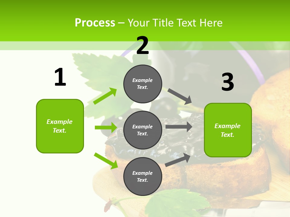 A Table Topped With Bread And Jam Next To A Jar Of Jam PowerPoint Template