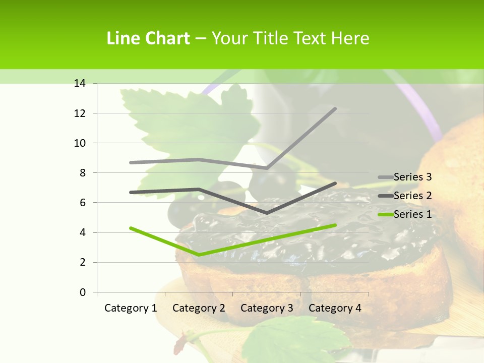 A Table Topped With Bread And Jam Next To A Jar Of Jam PowerPoint Template