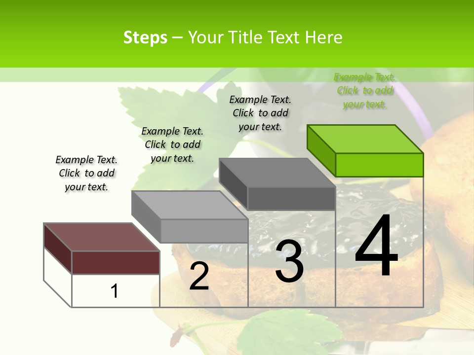 A Table Topped With Bread And Jam Next To A Jar Of Jam PowerPoint Template