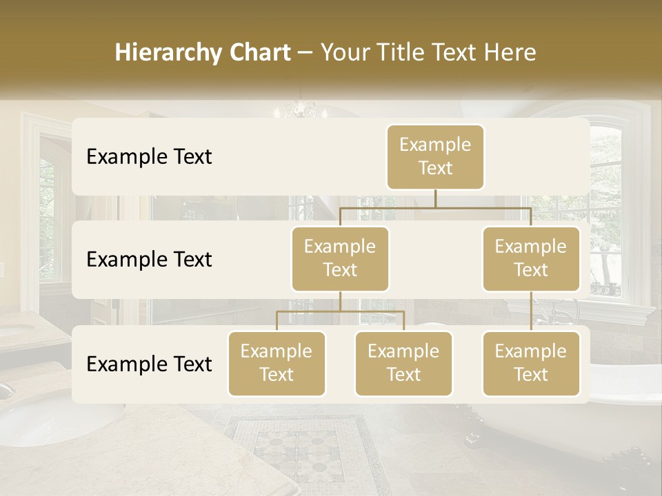 A Bath Room With A Tub A Sink And A Window PowerPoint Template