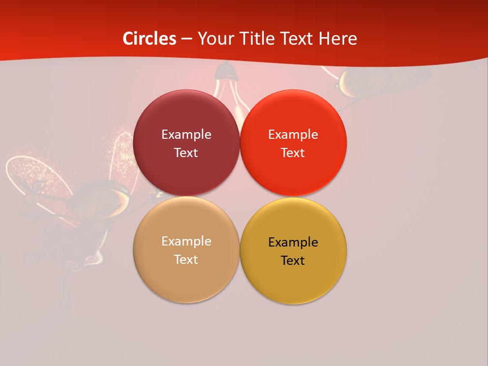 A Powerpoint Presentation With A Red Background PowerPoint Template