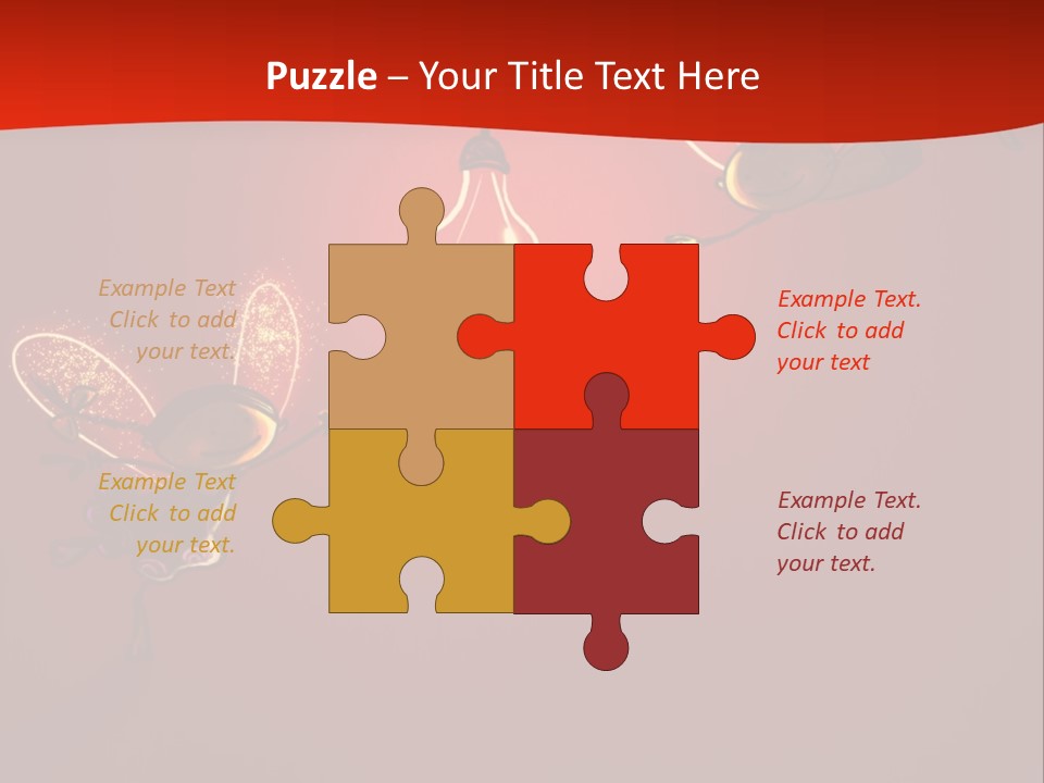 A Powerpoint Presentation With A Red Background PowerPoint Template