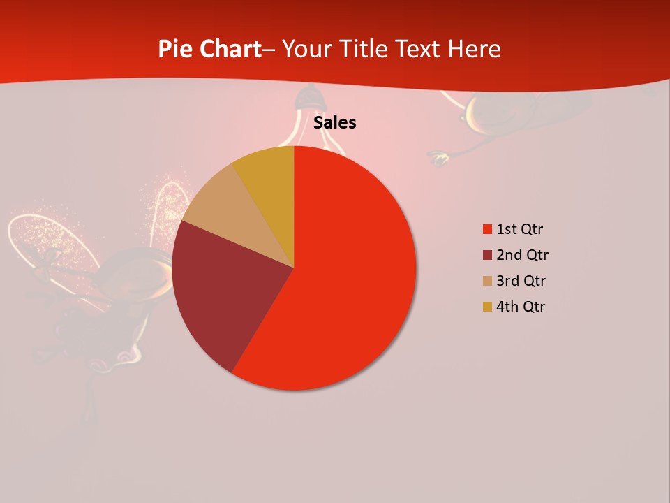 A Powerpoint Presentation With A Red Background PowerPoint Template