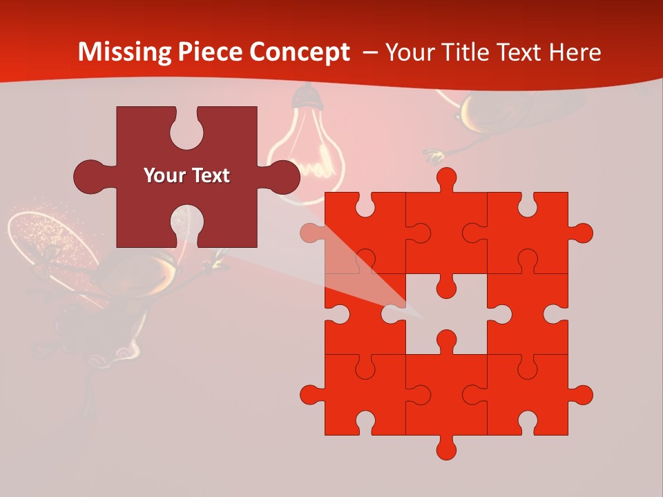 A Powerpoint Presentation With A Red Background PowerPoint Template