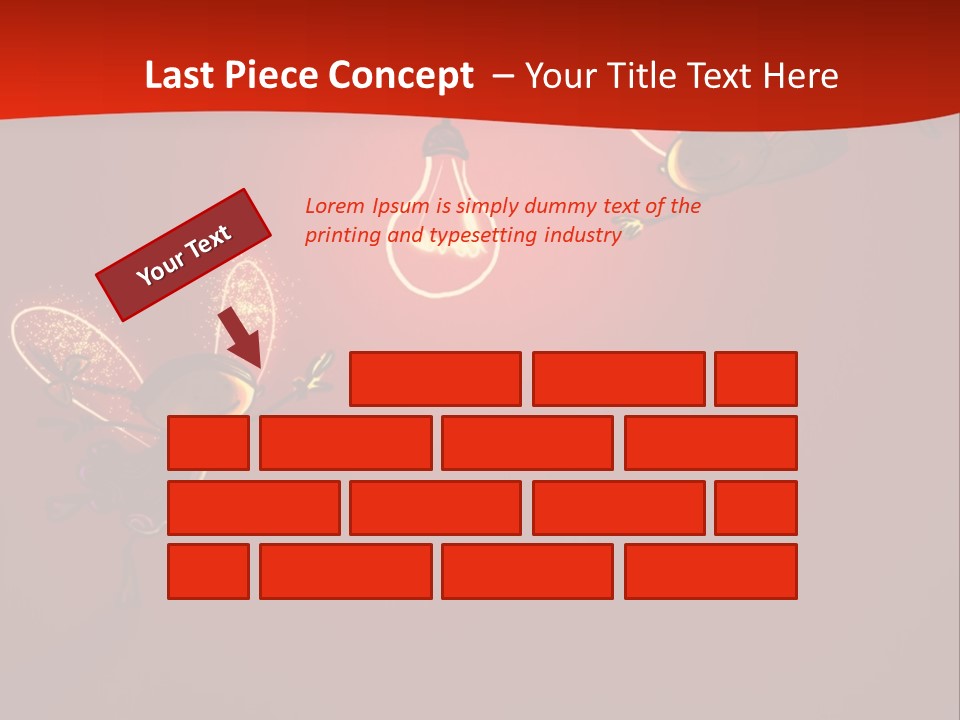 A Powerpoint Presentation With A Red Background PowerPoint Template