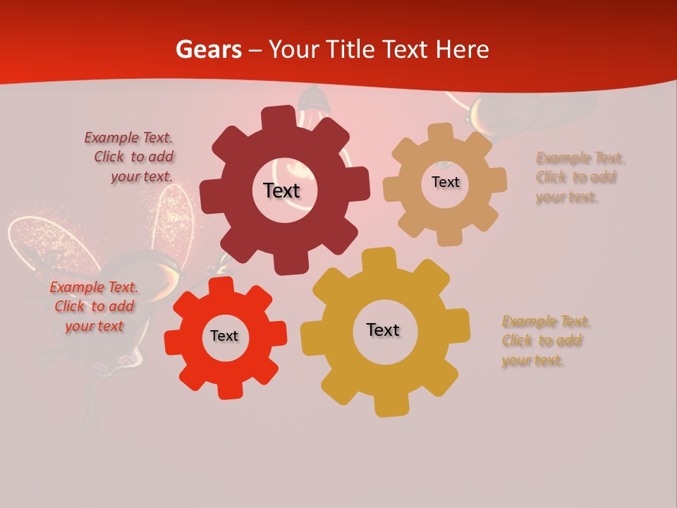 A Powerpoint Presentation With A Red Background PowerPoint Template
