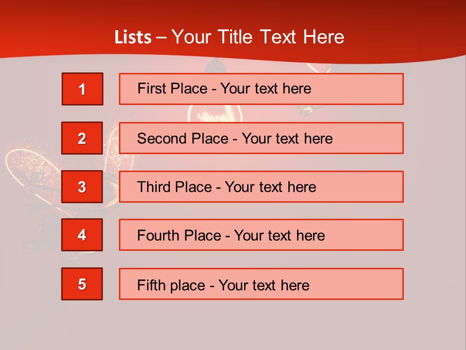 A Powerpoint Presentation With A Red Background PowerPoint Template