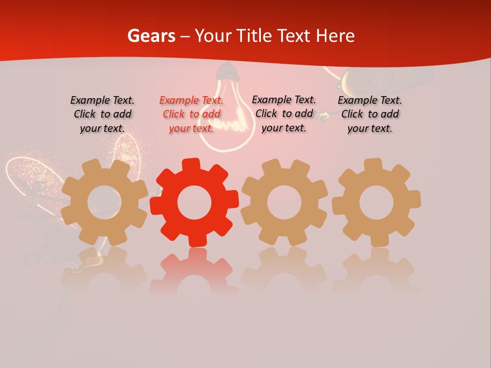 A Powerpoint Presentation With A Red Background PowerPoint Template
