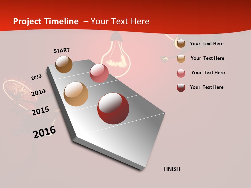 A Powerpoint Presentation With A Red Background PowerPoint Template