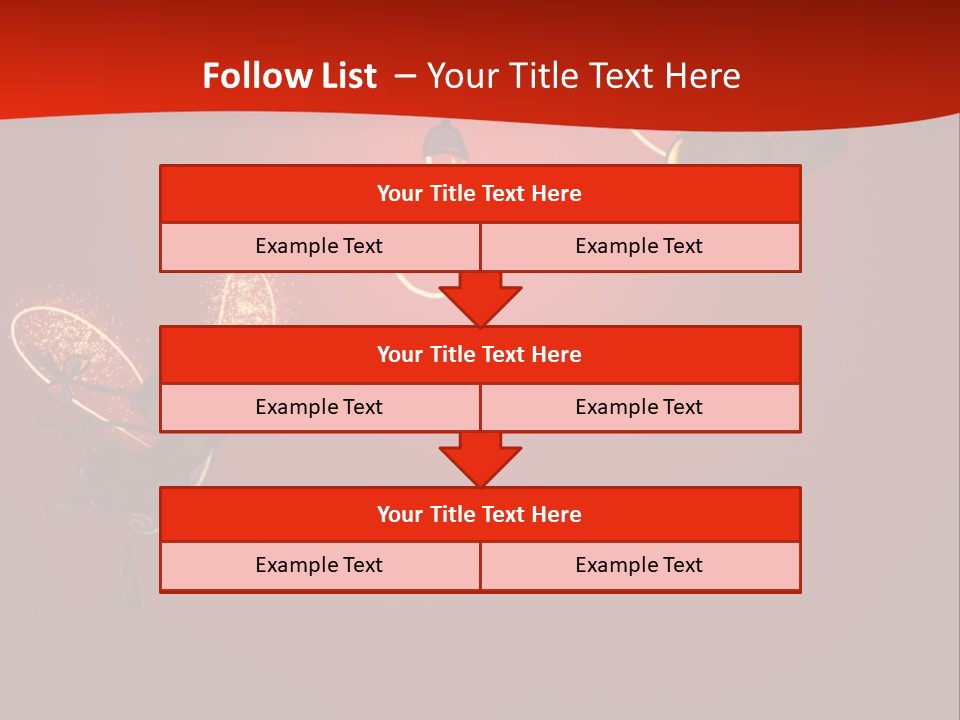A Powerpoint Presentation With A Red Background PowerPoint Template