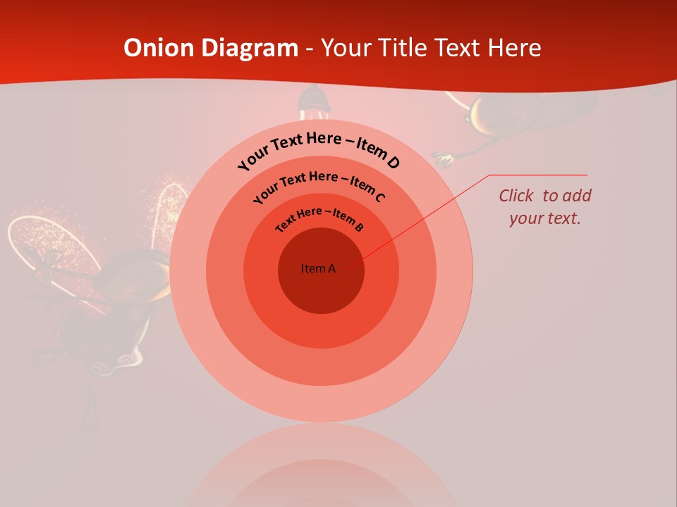 A Powerpoint Presentation With A Red Background PowerPoint Template