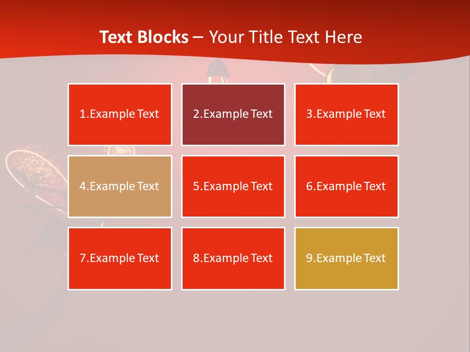 A Powerpoint Presentation With A Red Background PowerPoint Template