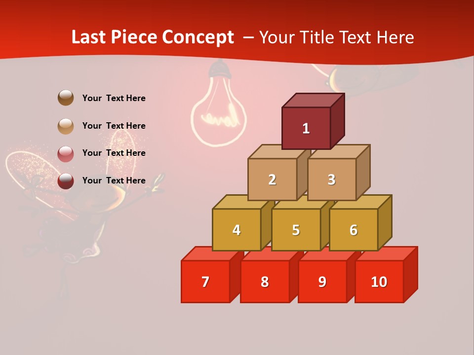 A Powerpoint Presentation With A Red Background PowerPoint Template