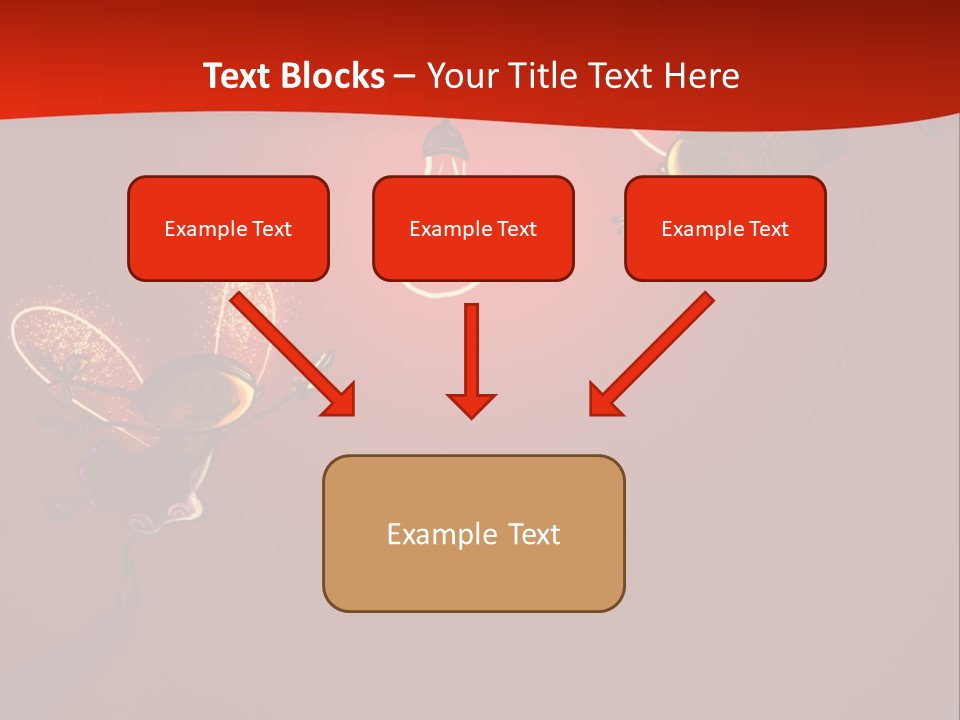 A Powerpoint Presentation With A Red Background PowerPoint Template