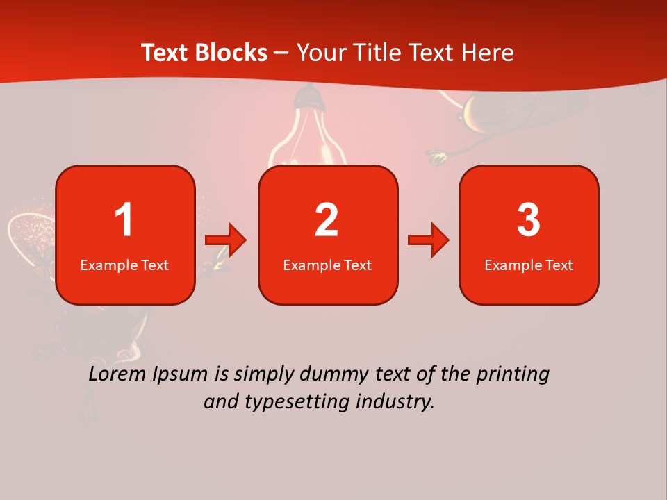 A Powerpoint Presentation With A Red Background PowerPoint Template
