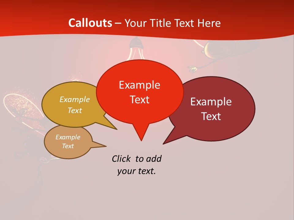 A Powerpoint Presentation With A Red Background PowerPoint Template