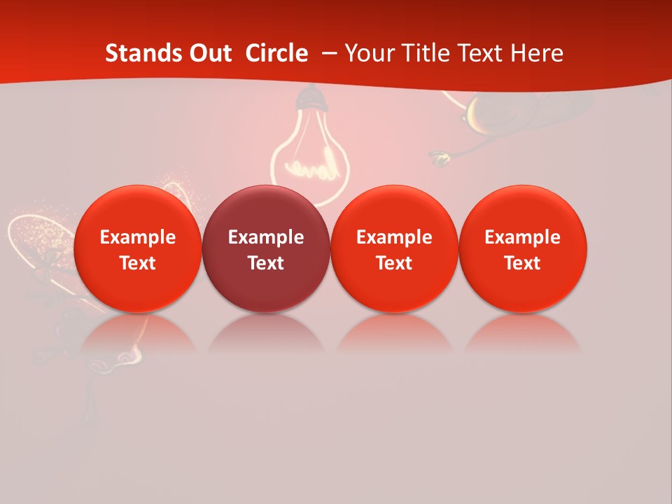 A Powerpoint Presentation With A Red Background PowerPoint Template