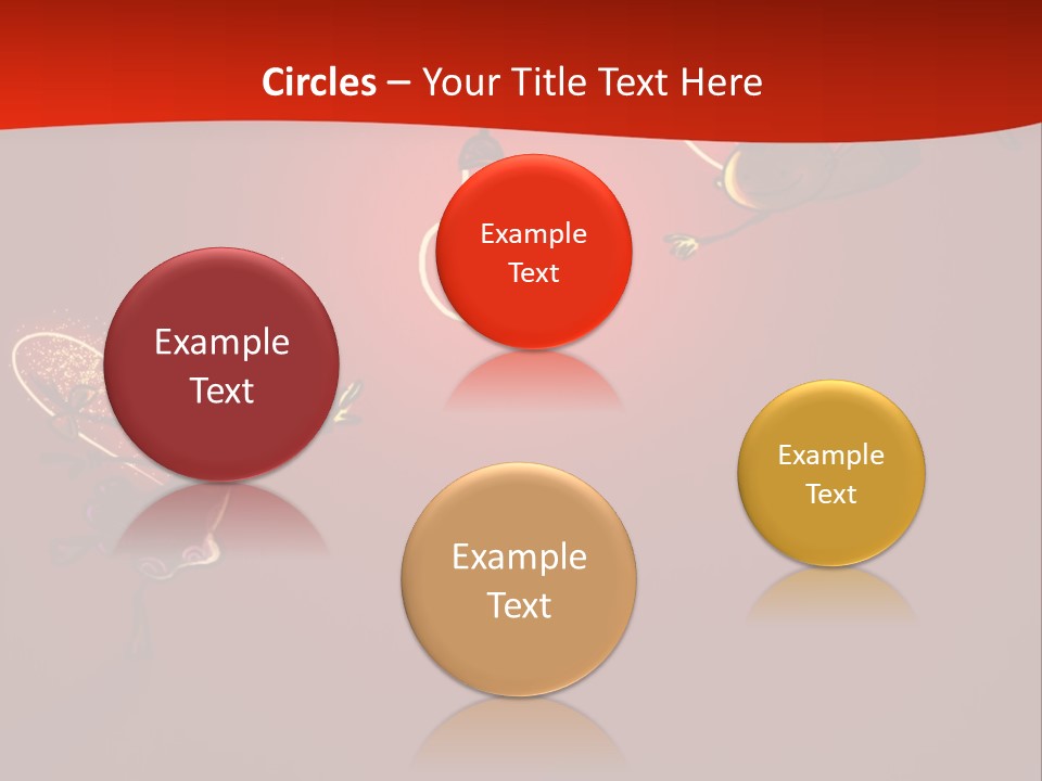 A Powerpoint Presentation With A Red Background PowerPoint Template