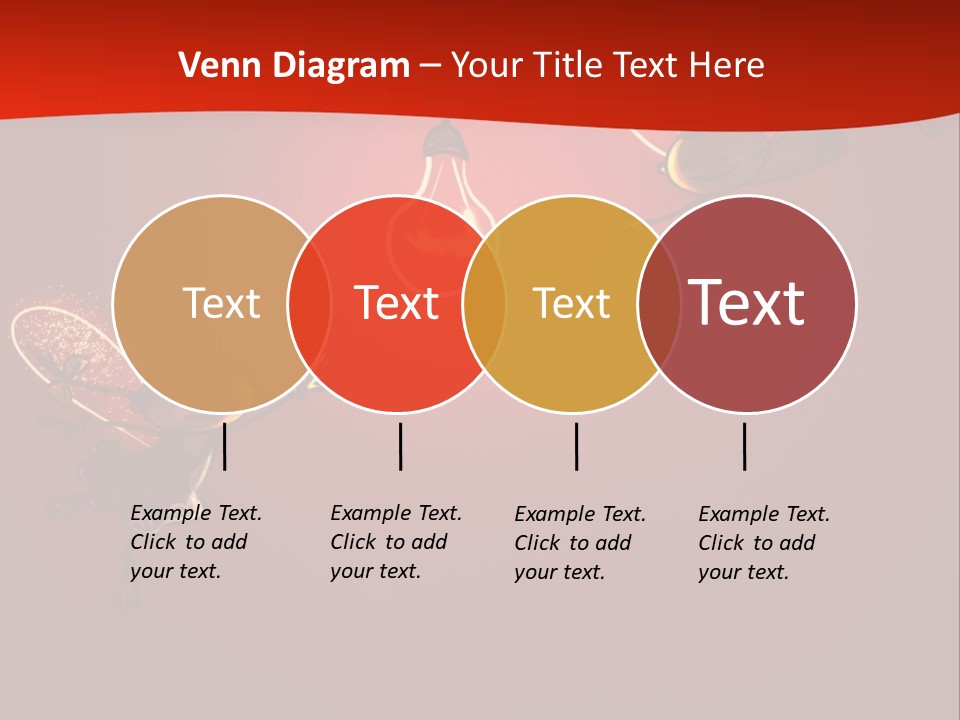 A Powerpoint Presentation With A Red Background PowerPoint Template