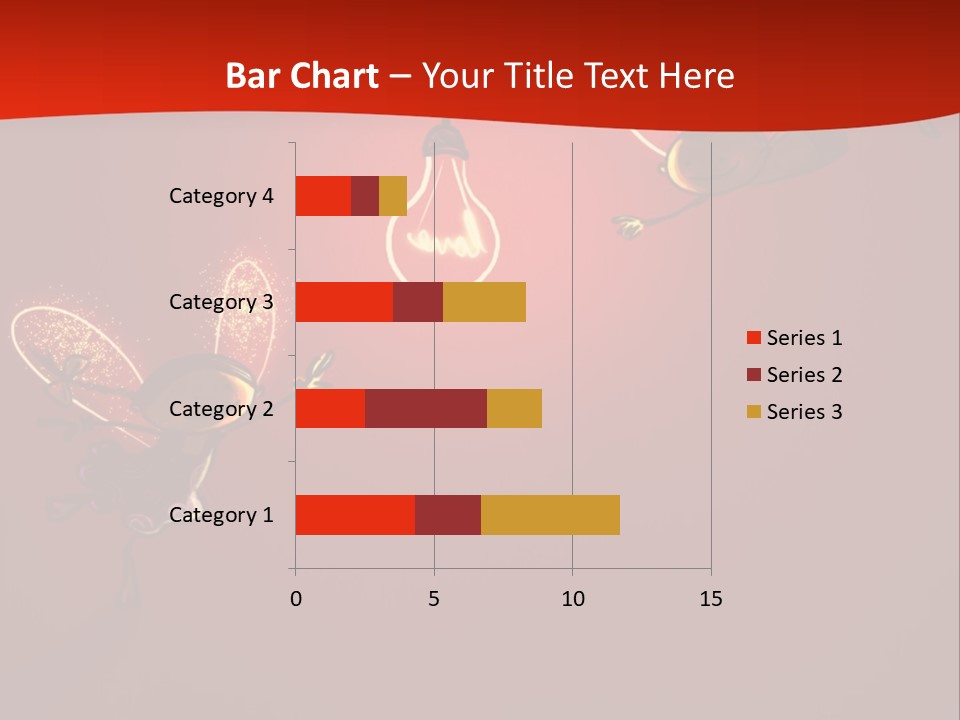 A Powerpoint Presentation With A Red Background PowerPoint Template