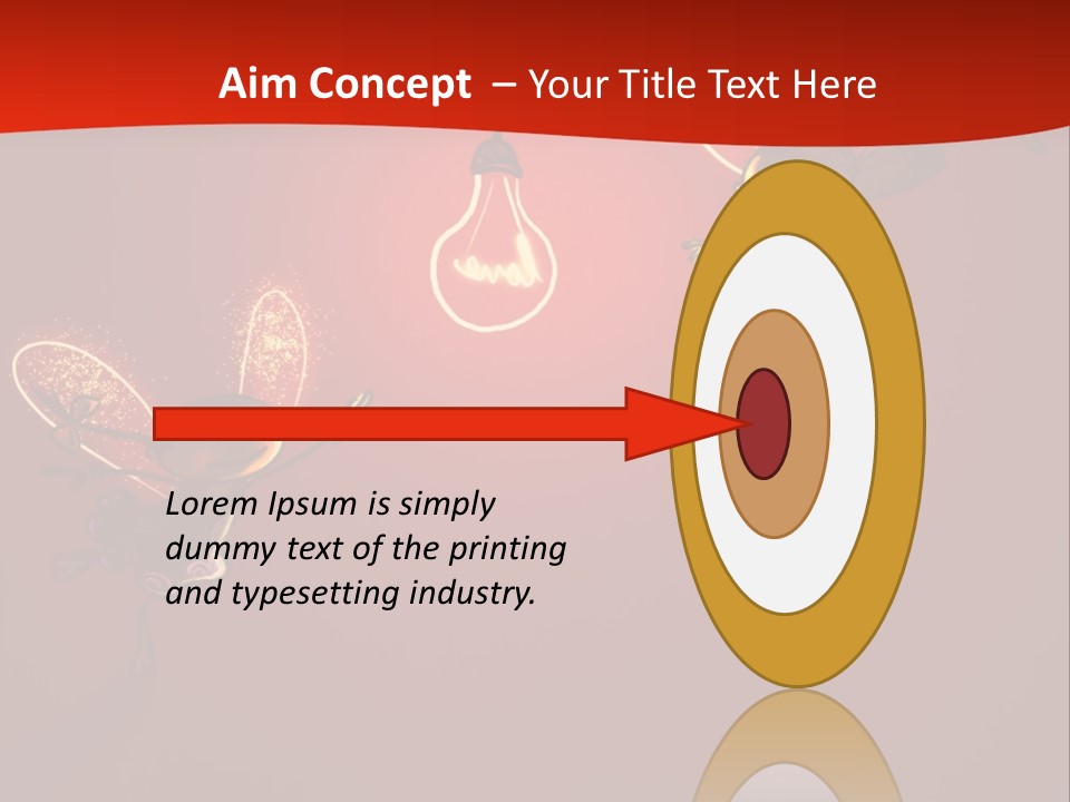 A Powerpoint Presentation With A Red Background PowerPoint Template